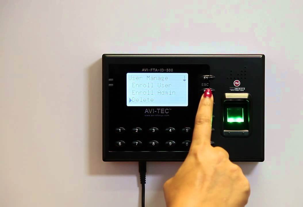 Biometric attendance at Mount Litera Zee School Jabalpur