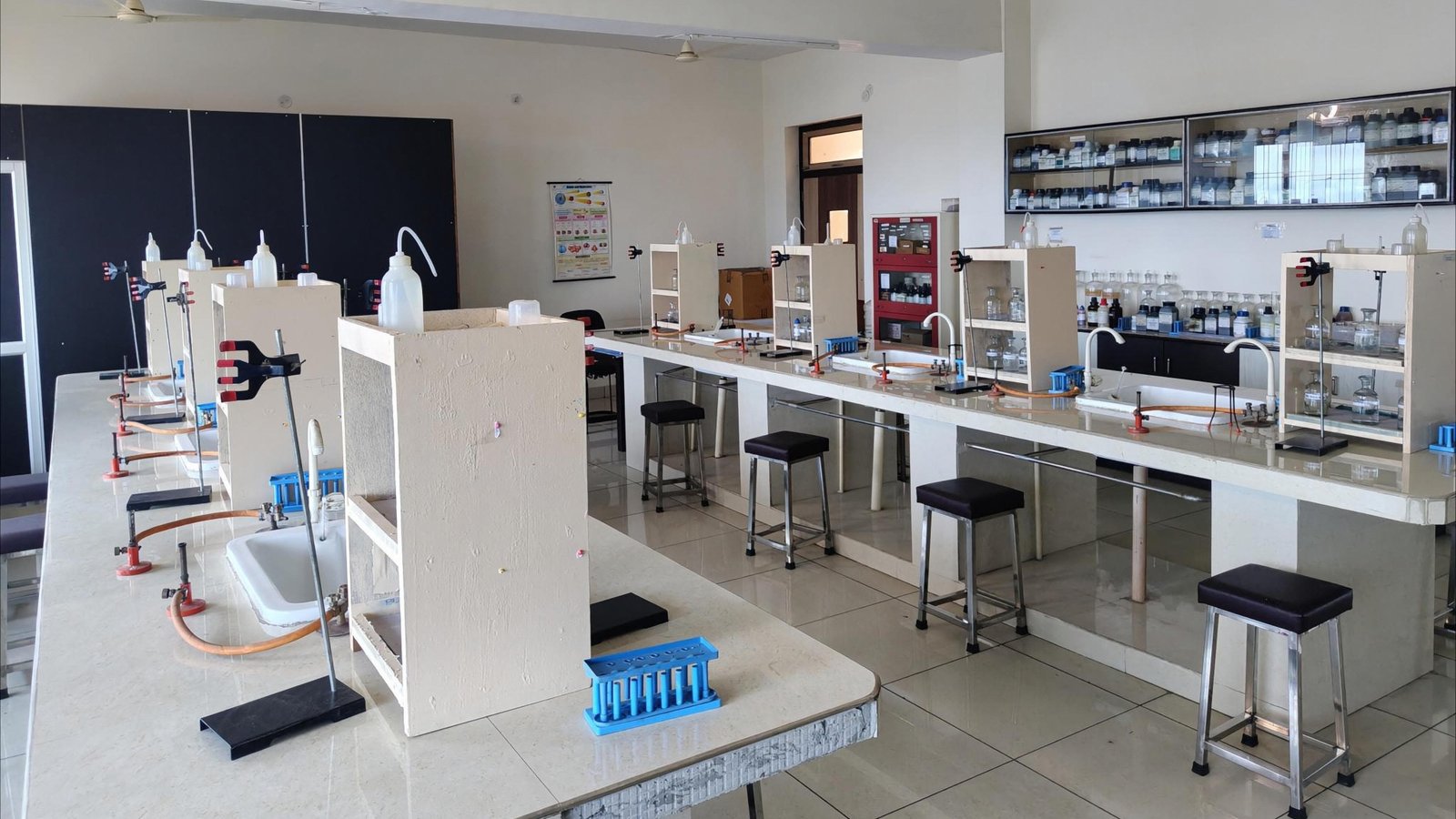 Chemistry laboratory at Mount Litera Zee School Jabalpur